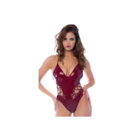 Body string en vinyle bordeaux 